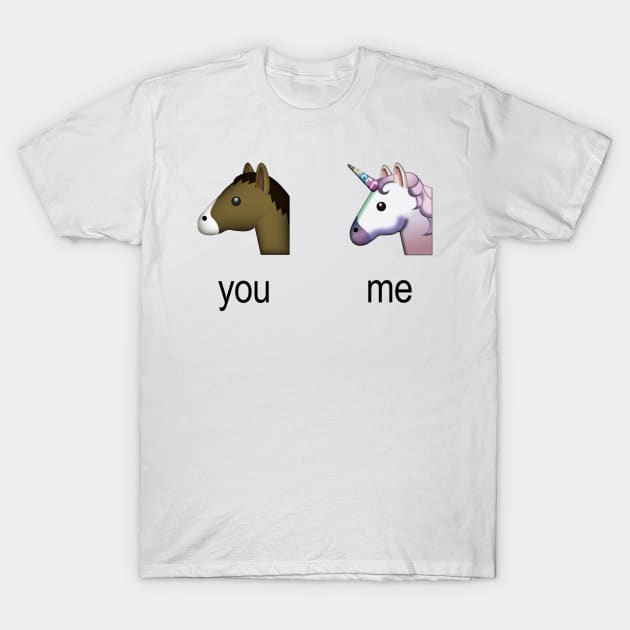 Me VS You T-Shirt by osnapitzami